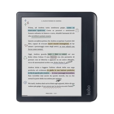 KOBO E-čitač Libra s olovkom, 7", 32 GB, crna